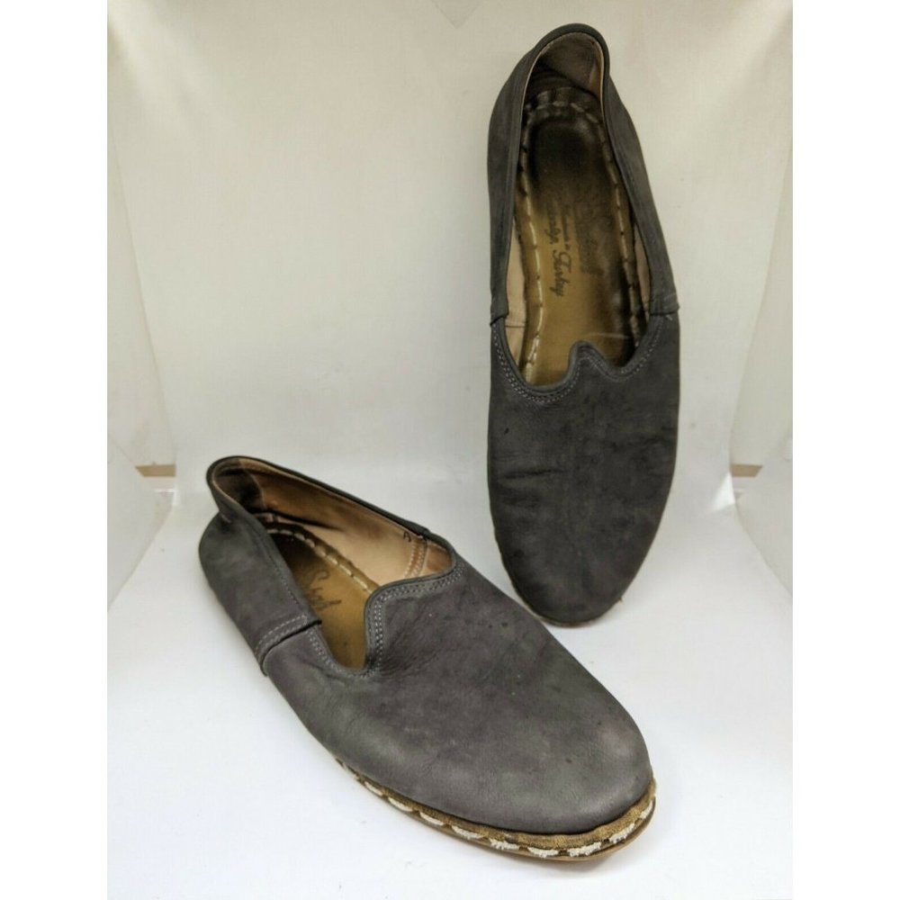 Sabah Charcoal Slip-On Loafers
